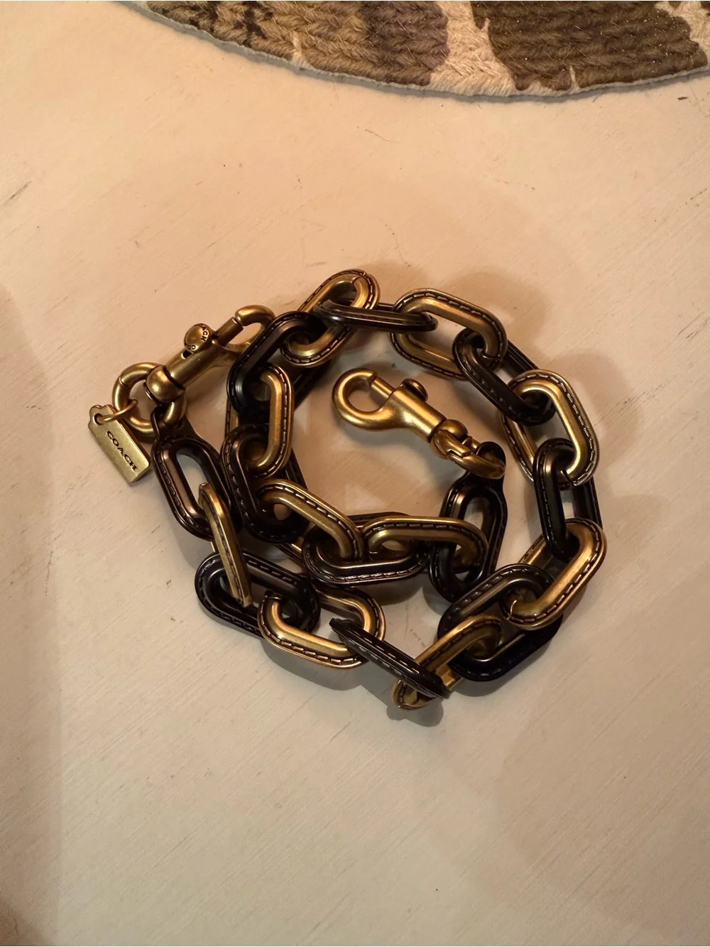 Coach Link Chain Strap